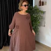 Kahve Elbise E8058F