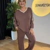 Kahverengi Eşofman Takım 6804