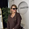 Kahverengi Nakış Detay Bluz 6099