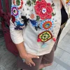 Krem İşlemeli Ceket BY130