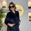 Lacivert Biyeli Ceket 6706