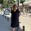 Lacivert Elbise 34113Y