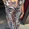 Leopar Desenli Elbise 34051Y