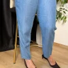Mavi Beli Lastikli Pantolon 1036