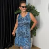 Mavi Elbise 34210Y
