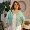 Mint Yeşili Ceket Takım 4953