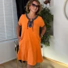 Oranj Elbise 34454Y