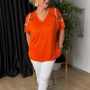 Oranj Penye Bluz Y1084