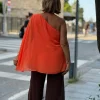 Oranj Pul Detaylı Bluz 26YB3550