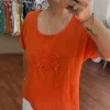 Oranj Pullu Bluz V-717