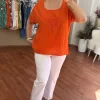 Oranj Pullu Bluz V-717
