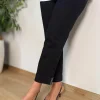 Paçası Taşlı Bilek Boy Pantolon 6243