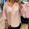 Pembe Çizgili Gömlek BG761