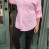 Pembe Ekose Desen Gömlek 6001