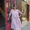 Pembe File Elbise LVD