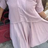 Pembe File Elbise LVD