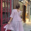 Pembe File Elbise LVD