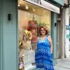 Saks Sırt Detaylı Elbise BY105