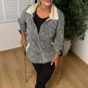 Siyah-Beyaz Kaşe Ceket 26-6178
