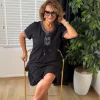 Siyah Elbise 34454Y
