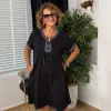 Siyah Elbise 34454Y