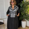 Siyah Elbise 40116-1