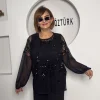 Siyah İkili Pullu Takım 4714
