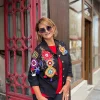 Siyah İşlemeli Ceket BY130