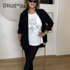 Siyah Kadife İkili Gömlek KG616