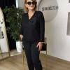 Siyah Nakış Detay Bluz 6099
