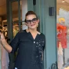 Siyah Nakışlı Pullu Pamuk Bluz Y9682