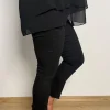 Siyah Paçası Püsküllü Pantolon P500