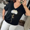 Siyah V Yaka Bluz 87550