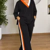 Siyah V Yaka Eşofman Takımı BGD