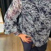 Volanlı Şifon Bluz 3054