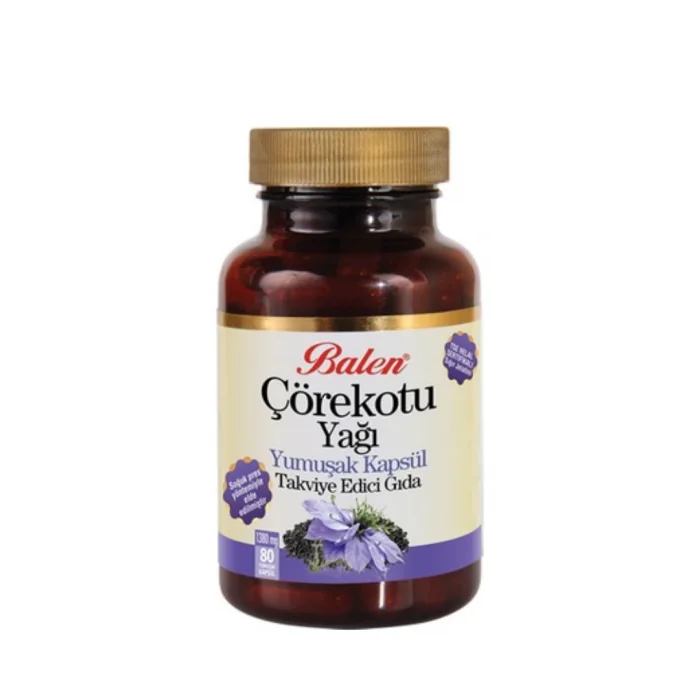 Balen Çörekotu Yağı 80li Yumuşak Kapsül 1380Mg