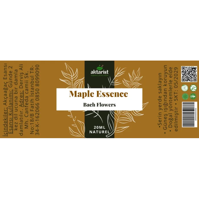 Maple Esence  - Bach Flowers Water 20Ml