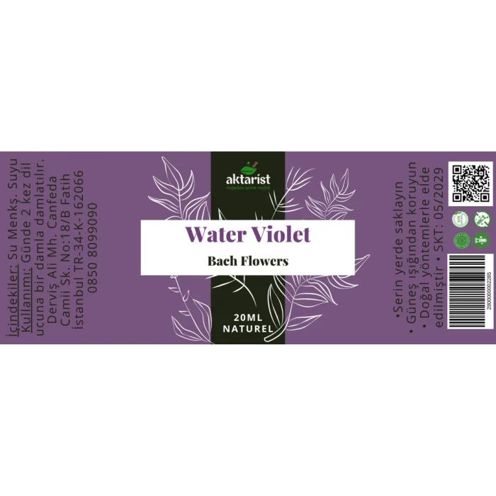 Water Violet - Bach Flowers Water 20Ml