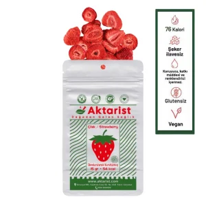 Aktarist Freeze Dried Çilek Kurusu 15 Gr