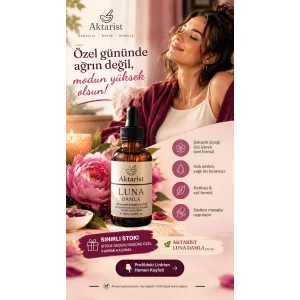 Aktarist Luna Damla Dönemsel Rahatlatıcı Yağ 50 ml