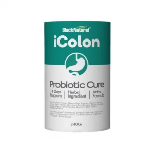 Black Natural Icolon Probiotic Cure 240Gr