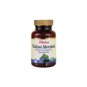 Balen Yaban Mersini Meyvesi Ektraktı 90Lı Bitkisel Kapsül 375Mg