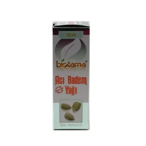 Biotama Acı Badem Yağı 20Ml Soğuk Pres