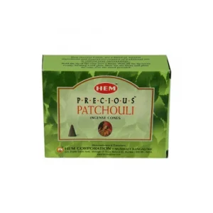 Hem Precious Patchouli Incense Cones - Paçuli Kokulu 10 Adet Konik Tütsü