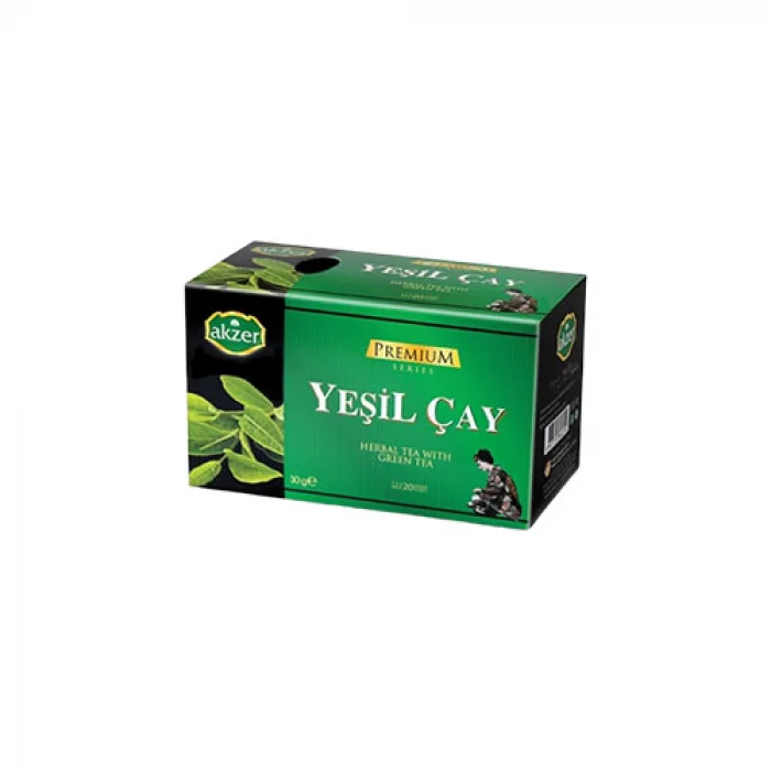 Akzer Yeşil Çay 20li Süzen Poşet
