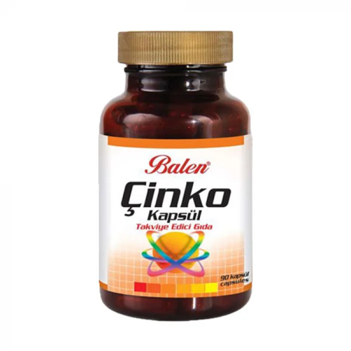 Balen Çinko 90lı Bitkisel Kapsül 325Mg