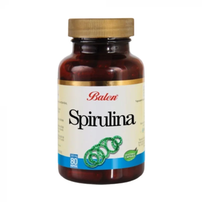 Balen Spirulina 80Li Bitkisel Kapsül 375Mg