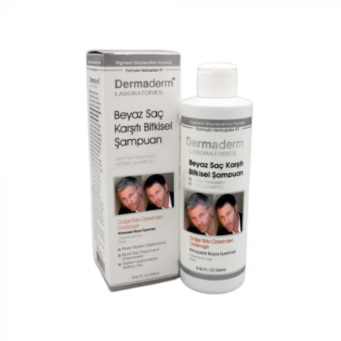 Dermaderm Beyaz Saç Karşıtı Bitkisel Şampuan 200ml