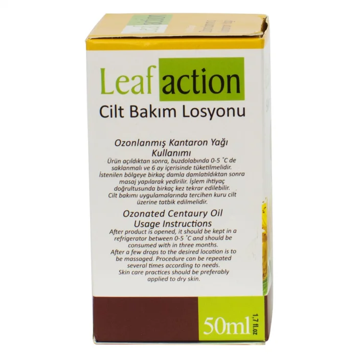 Leaf Action Ozon Yağı - Ozonlanmış Kantaron Yağı 50Ml