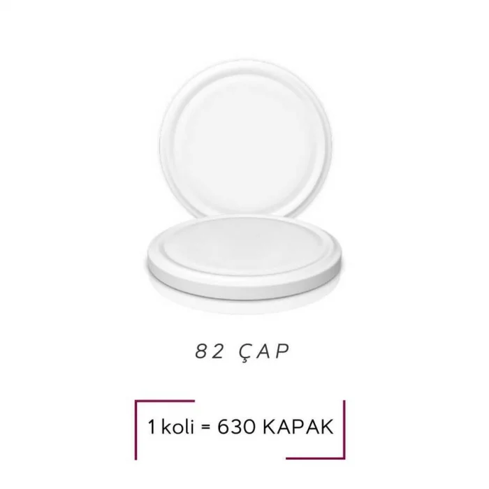 Paşabahçe Cam Kavanoz Kapağı 82 Mm Beyaz
